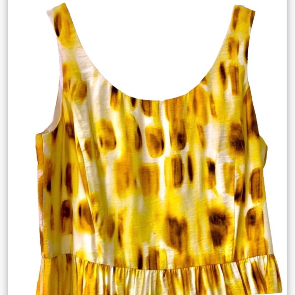 LAST CHANCE! Antonio Melani Yellow Print Sundress - Picture 9 of 10